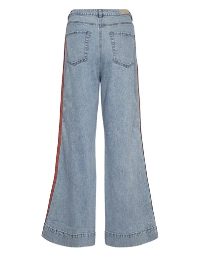 Nümph - NUMalaga HR Wide Jeans BI3010 - Light Blue Denim